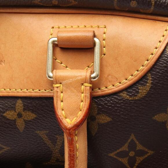 LOUIS VUITTON Brown Monogram Leather Deauville Bag - Picture 11 of 13